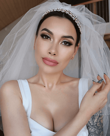 No-Makeup Makeup Wedding Look