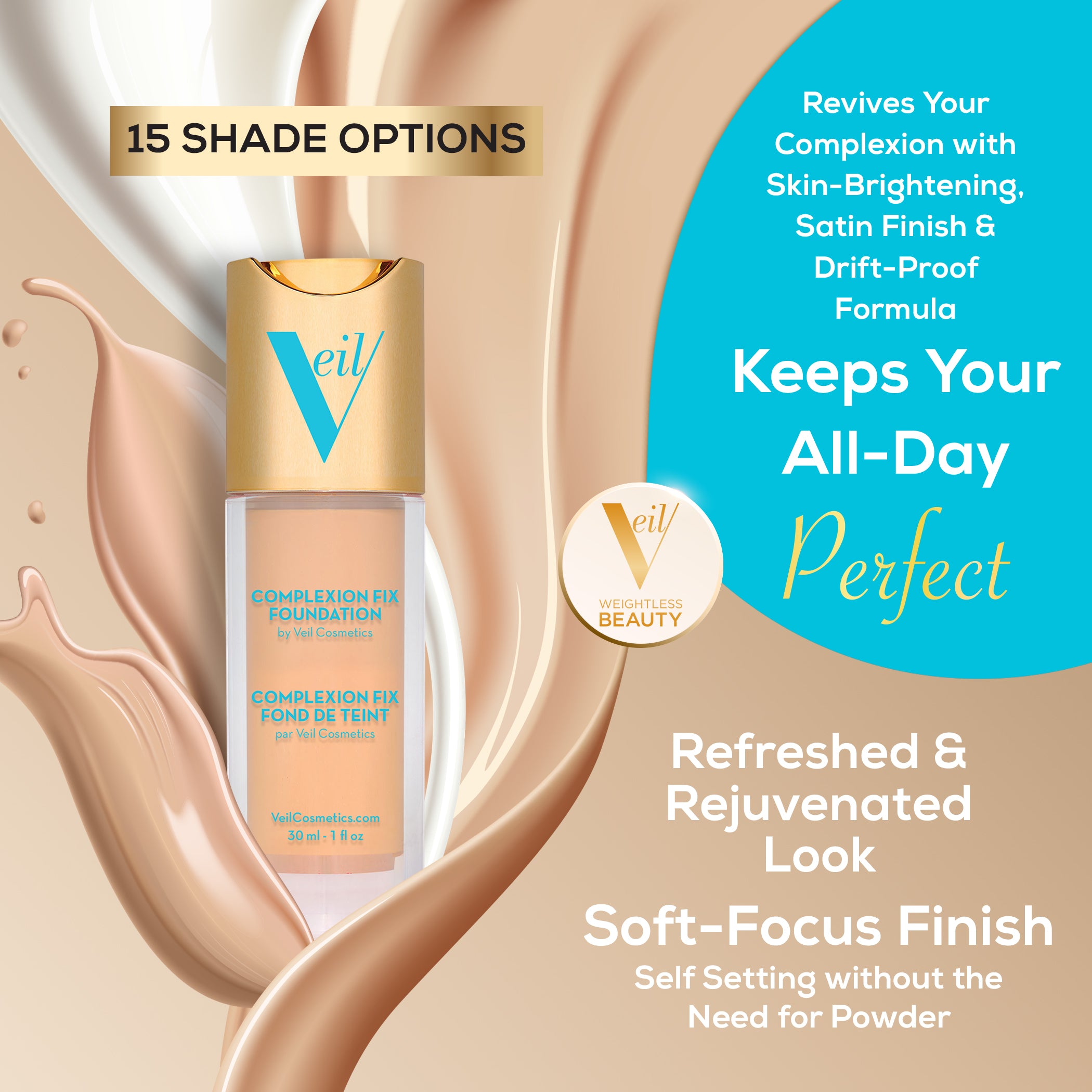 Complexion Fix Foundation | Veil Cosmetics